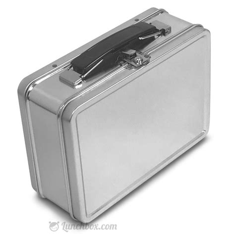 small metal lunch boxes with black handles|insulated metal lunch box.